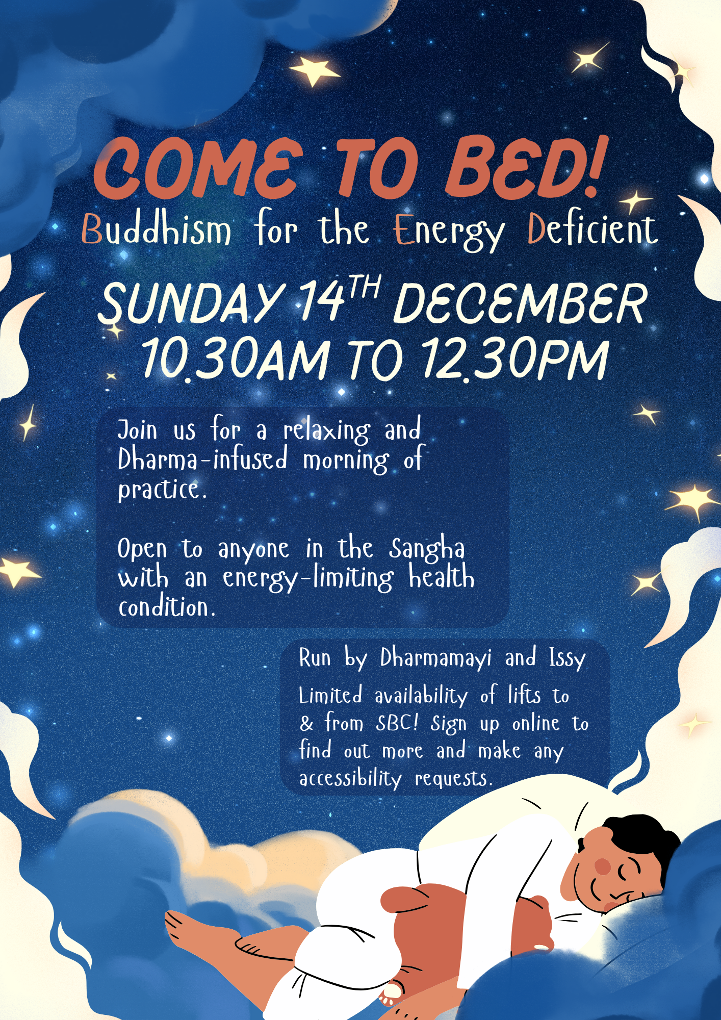 BED! Buddhism for the Energy Deficient